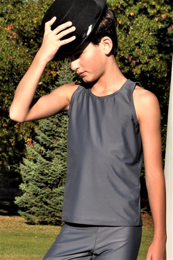 Boys/Mens Dance Tank Top (Shiny Spandex)