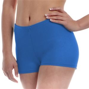 Blue Regular Dance Shorts (Spandex)