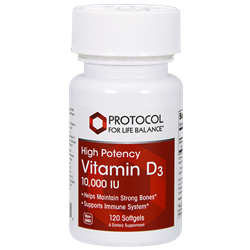 Vitamin D3 10,000 IU (250 mcg) - 120 Softgels