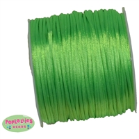 1mm lime green Satin Bead Cording