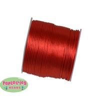 1mm red Satin Bead Cording