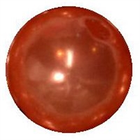 10mm Deep Orange Faux Pearl Beads sold individually