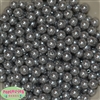 10mm Bulk Gray Acrylic Faux Pearls