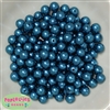 10mm Bulk Peacock Blue Acrylic Faux Pearls sold in 475pc
