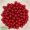 10mm Red Faux Pearl Beads sold in packages of 50 beads