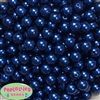 10mm Bulk Royal Blue Acrylic Faux Pearls sold in 475pc