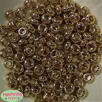 10mm Gold Colored Wide Spacer Beads
