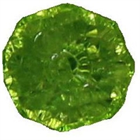 12mm Clear Lime Abacus Acrylic Bead