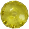 12mm Clear Yellow Abacus Acrylic Beads
