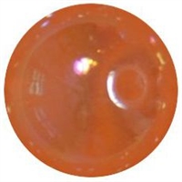 12mm Acrylic Orange bubble Bead