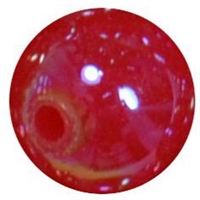 12mm Red AB Finish Bubble Acrylic Bubblegum Beads