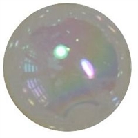 12mm White Bubble Bead Acrylic Bubblegum Beads