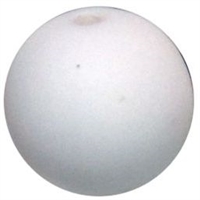 12mm Chalk White acrylic faux pearl bead sold by the bead