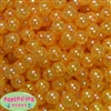 12mm Gold Crackle Bubblegum Beads sold in packages of 50 beads