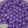 12mm bulk Purple Crackle Beads 200 pc