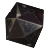 12mm Black Cube Acrylic Bubblegum Bead