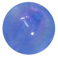 12mm Acrylic baby blue Frost Bubblegum Bead