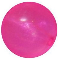 12mm Acrylic Hot Pink Frost Bubblegum Bead