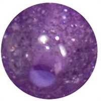12mm Purple Glitter Bubblegum Beads