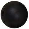 12mm matte black acrylic faux pearl bead sold by the bead