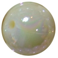 12mm Cream AB Finish Miracle Acrylic Bubblegum Beads