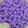 12mm Neon Lavender AB Finish Miracle Acrylic Bubblegum Beads