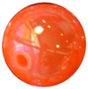 12mm Neon Orange AB Finish Miracle Acrylic Bubblegum Beads