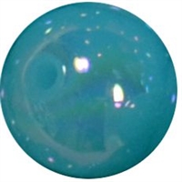 12mm Neon Sky Bluet AB Finish Miracle Acrylic Bubblegum Beads