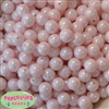 12mm Pale Pink AB Finish Miracle Acrylic Bubblegum Beads