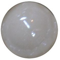 12mm White AB Finish Miracle Acrylic Bubblegum Beads