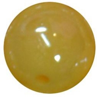 12mm Yellow  AB Finish Miracle Acrylic Bubblegum Bead