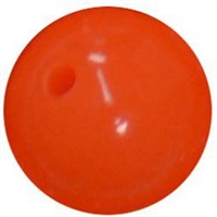 12mm Neon Orange Acrylic Beads Bubblegum Beads sold by the bead