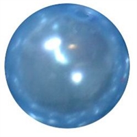 12mm Baby Blue Faux Pearl Bead