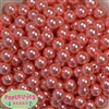 12mm Bulk Coral Acrylic Faux Pearls