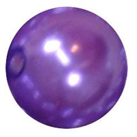 12mm Purple Faux Pearl Bead