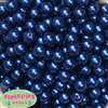 12mm Bulk Royal Blue Acrylic Faux Pearls