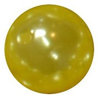 12mm Yellow Faux Pearl Bead