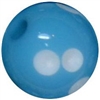 12mm Acrylic Blue Polka Dot Bubblegum Beads sold by the bead