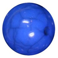 12mm Solid Royal Crackle Bead