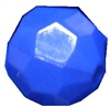 12mm Solid Royal Faceted Acrylic Bubblegum Bead