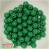 12mm Green Acrylic Bubblegum Beads Bulk