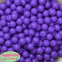 12mm Lavender Acrylic Bubblegum Beads Bulk