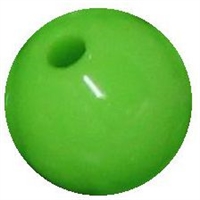 12mm Lime Green Acrylic Bubblegum Beads