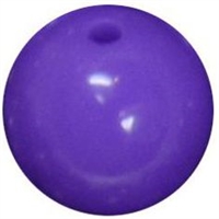 12mm Medium Purple Acrylic Bubblegum Beads