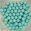 12mm Mint Green Acrylic Bubblegum Beads