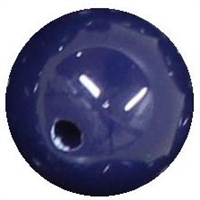 12mm Dark Navy Acrylic Bubblegum Beads