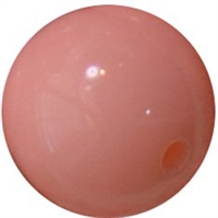 12mm Peach Acrylic Bubblegum Beads
