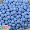 12mm Periwinkle Blue Acrylic Bubblegum Beads