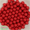 12mm Red Acrylic Bubblegum Beads Bulk
