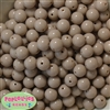 12mm Tan Acrylic Bubblegum Beads Bulk